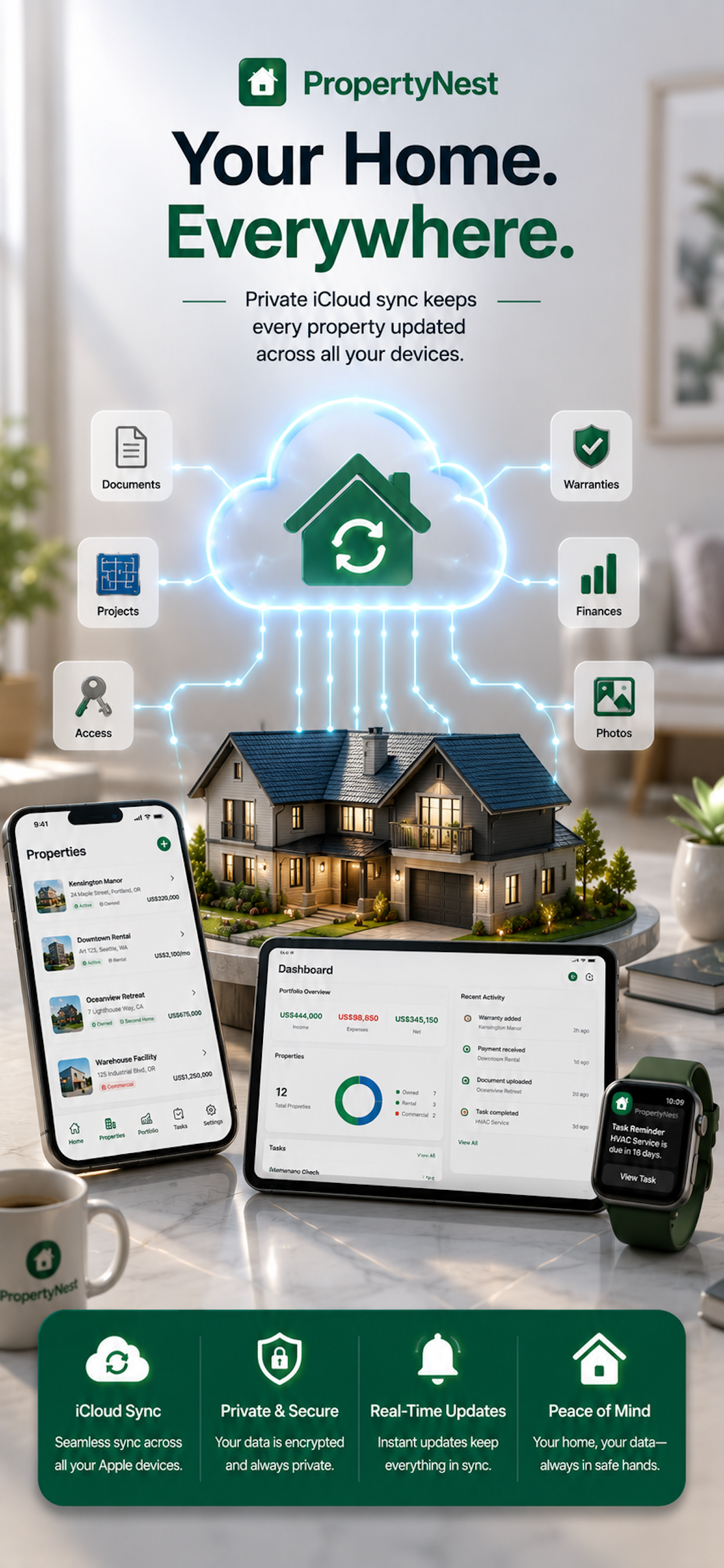 PropertyNest Property Passport PDF export