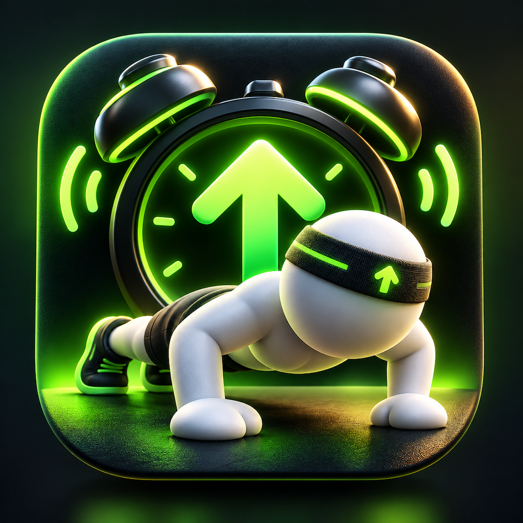 UpRep exercise alarm icon